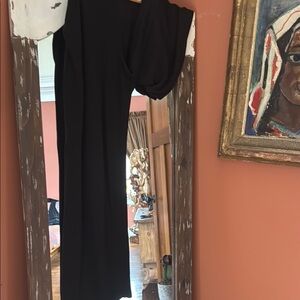 Elegant Bettina Riedel Black Wide Leg Pants